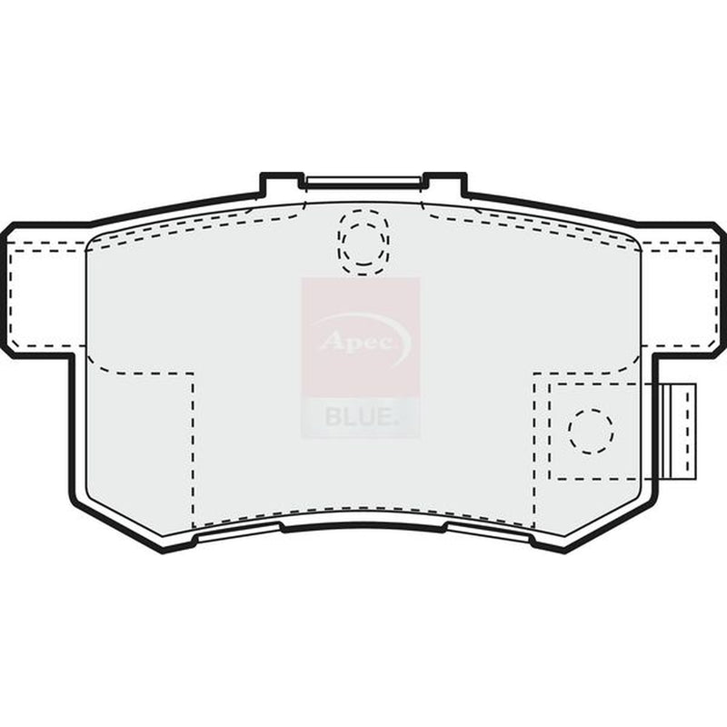 Apec Front & Rear Pads fits Suzuki Swift III 2006-2015 1.6