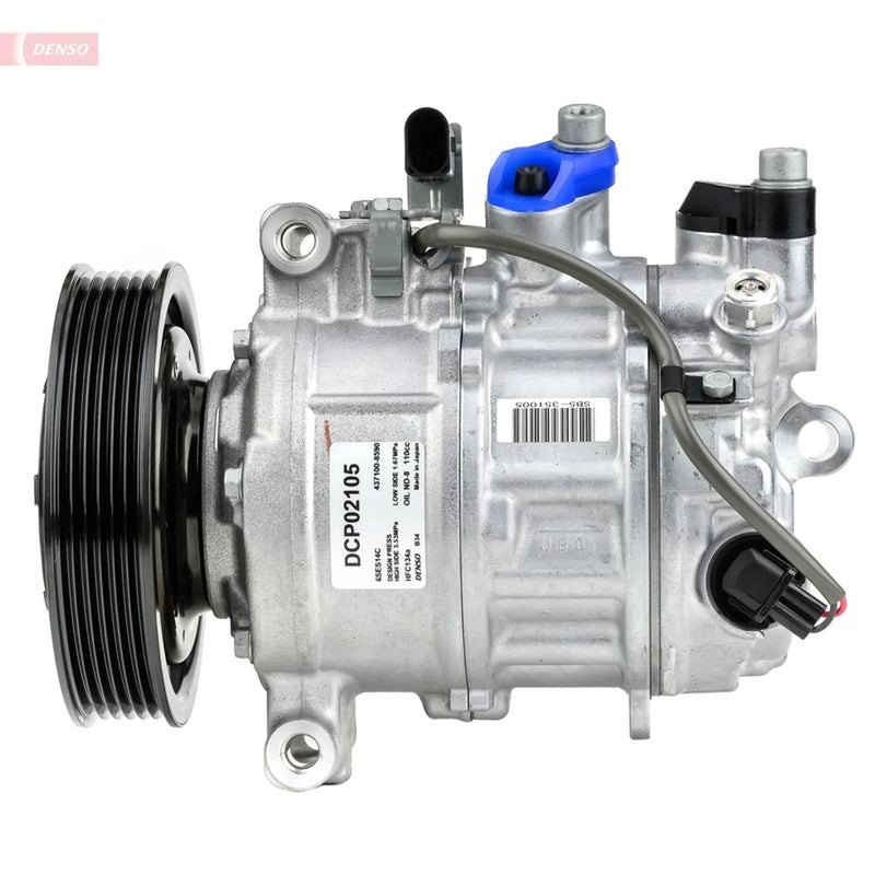 Denso Air Conditioning Compressor fits Audi A3 Limousine 2015-2020 2.0