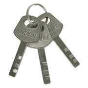 Silverline Steel Padlock Long Shackle 40mm Silverline - Dynamic Drive