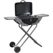 Folding Gas Barbecue Combo Bbq Trolley Portable Camping Table Top Stove V739 Crusader - Dynamic Drive