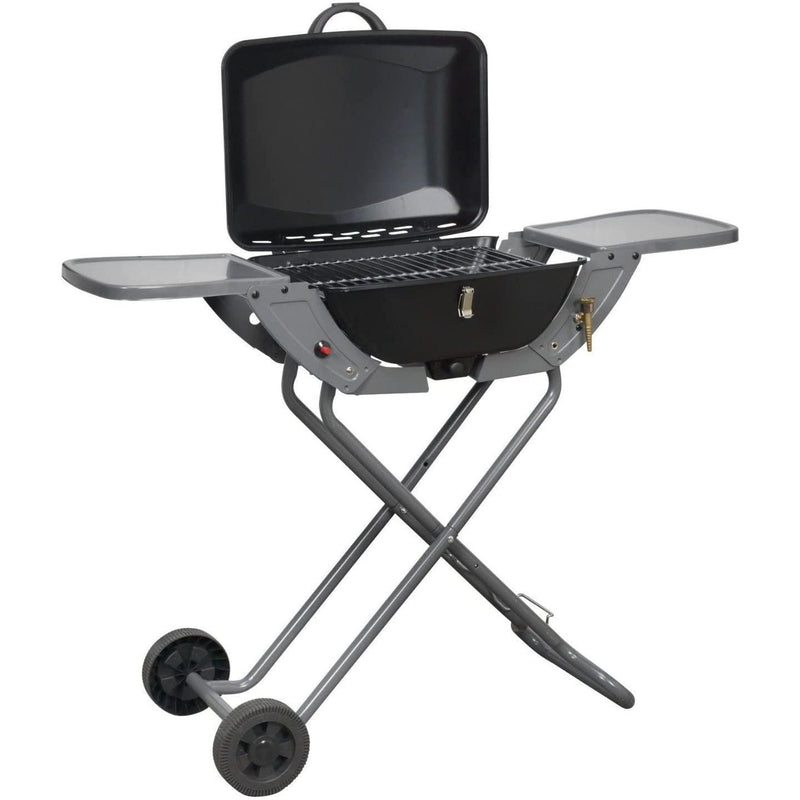 Folding Gas Barbecue Combo Bbq Trolley Portable Camping Table Top Stove V739 Crusader - Dynamic Drive
