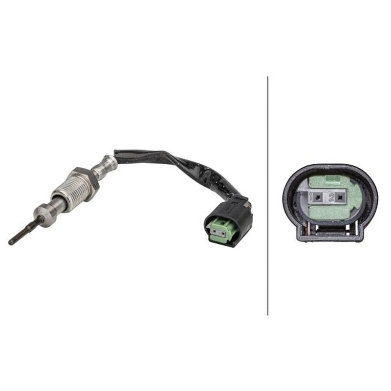 Hella Exhaust Gas Temperature Sensor before soot particulate filter fits BMW 3