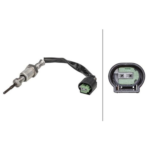 Hella Exhaust Gas Temperature Sensor before soot particulate filter fits BMW 3