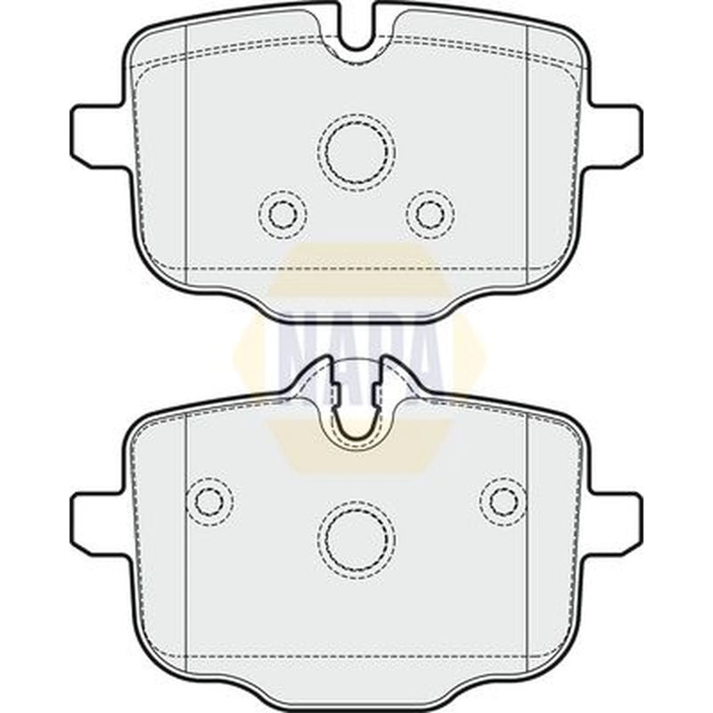 NAPA Front Vented & Rear Vented Brake Discs & Pads fits BMW 5 2010-2017