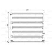 Valeo Air Conditioning Condenser 814176