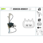 Valeo Electric Window Regulator Lifter Right Front 850031