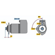 Bosch Starter Motor 24V 5.4kW 11 Teeth