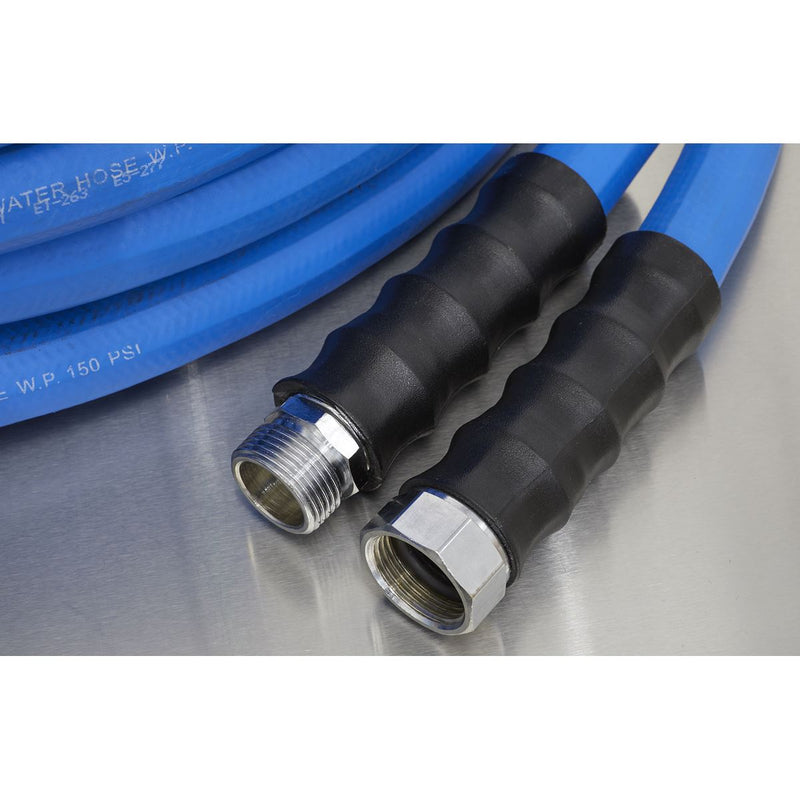 Sealey Hot & Cold Rubber Water Hose19mm 5m Heavy-Duty HWH5M Sealey - Dynamic Drive