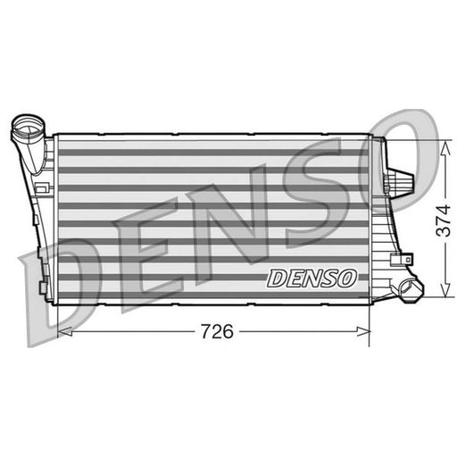 Denso Intercooler (Charge Air Cooler) fits Ldv Maxus 2005-2008 2.5