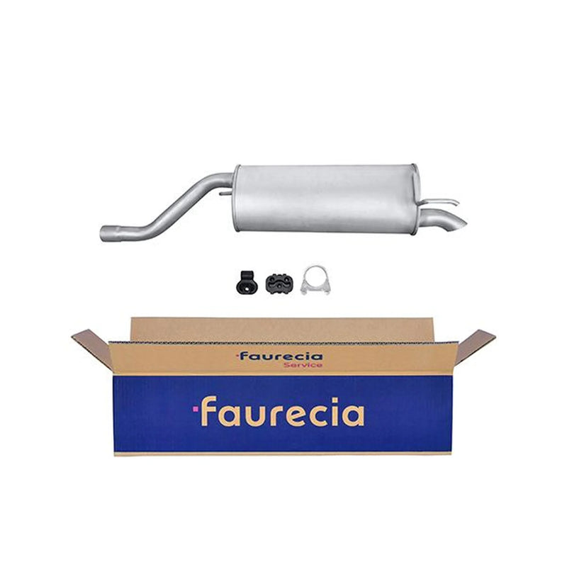 Hella End Silencer Rear fits Fiat Grande Punto 2005-2009 1.9