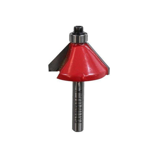 Faithfull Router Bit TCT 45° Chamfer 1/4in Shank Faithfull - Town Tools