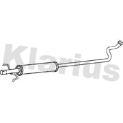 Klarius Box With Centre Pipe Centre fits Toyota Yaris Verso 1999-2002 1.3