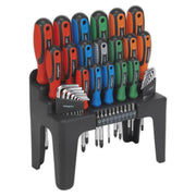 Sealey Screwdriver Hex Key & Bit Set 44pc S01090 Siegen by Sealey - Dynamic Drive
