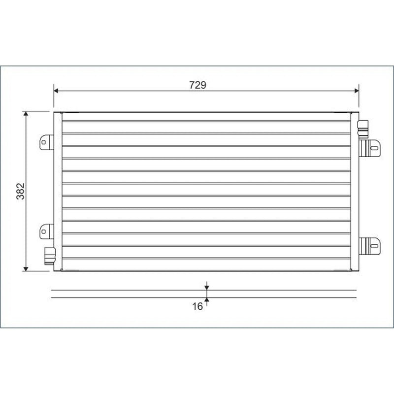 Valeo Air Conditioning Condenser 817689