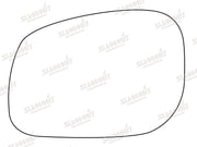 Summit Stick-On Standard Mirror Glass fits Land Rover Freelander 98 on LHS Summit - Bars 4 Cars