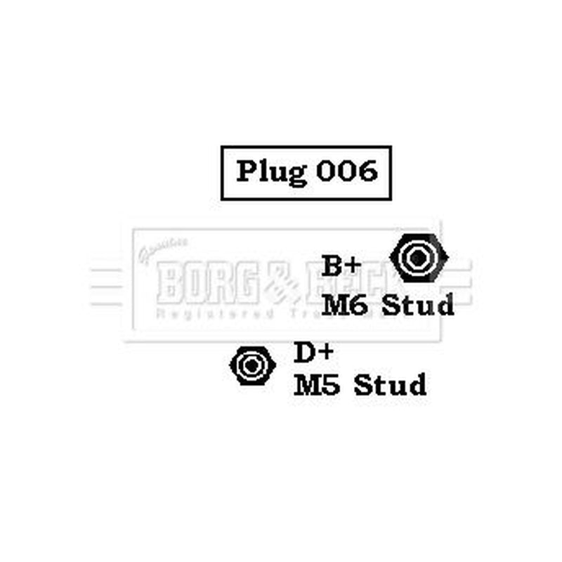 Borg & Beck Car Alternator 12V fits Fiat Ducato 1994-2002 1.9
