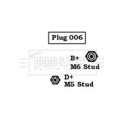 Borg & Beck Car Alternator 12V fits Renault Clio 1998-2010 1.2