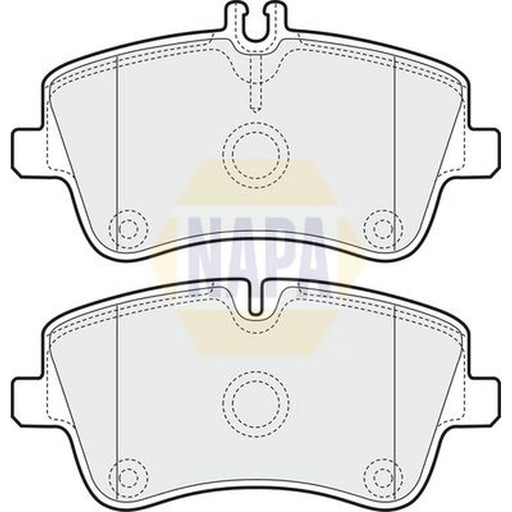 NAPA Front Brake Pad Set fits Mercedes-Benz C-Class 2000-2008