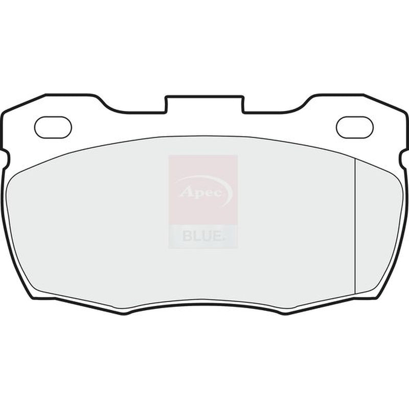 Apec Front Brake Pad Set fits Land Rover 110/127 1983-1990 2.5 3.5