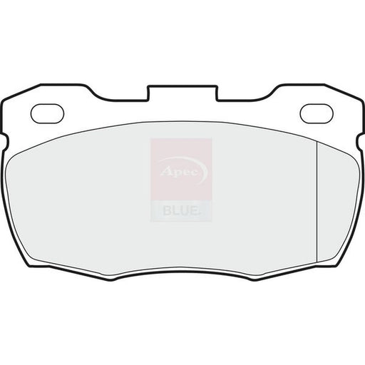 Apec Front Brake Pad Set fits Land Rover 110/127 1983-1990 2.5 3.5