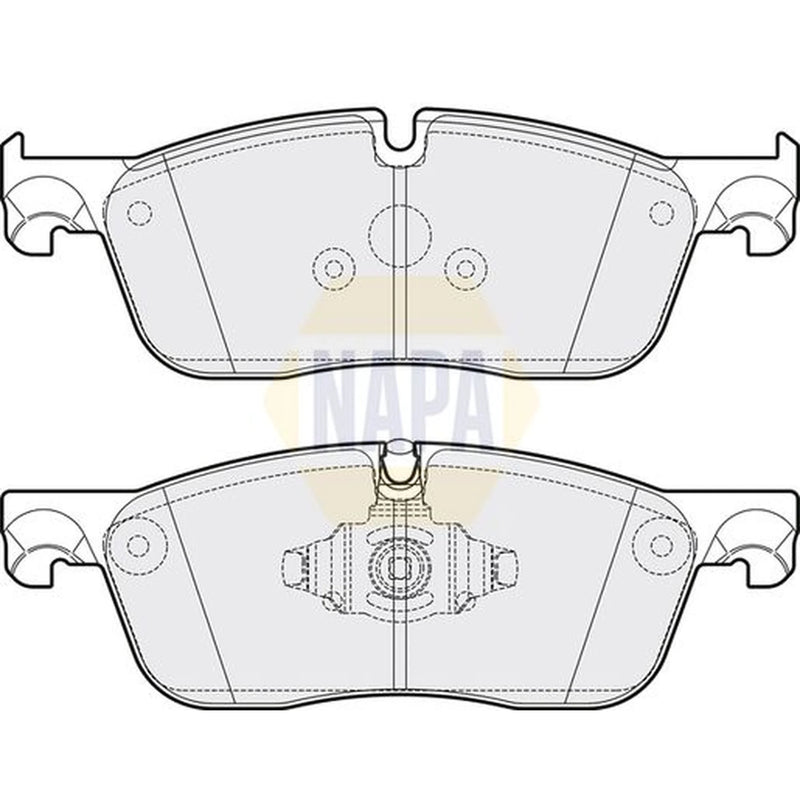 NAPA Front Brake Pad Set fits Jaguar F-Pace 2015 on 2.0