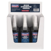 Sealey High Strength Retainer 50ml Pack of 12 SCS638 Sealey - Dynamic Drive