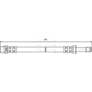 Apec Brake Hydraulic Hose Line outer HOS3602