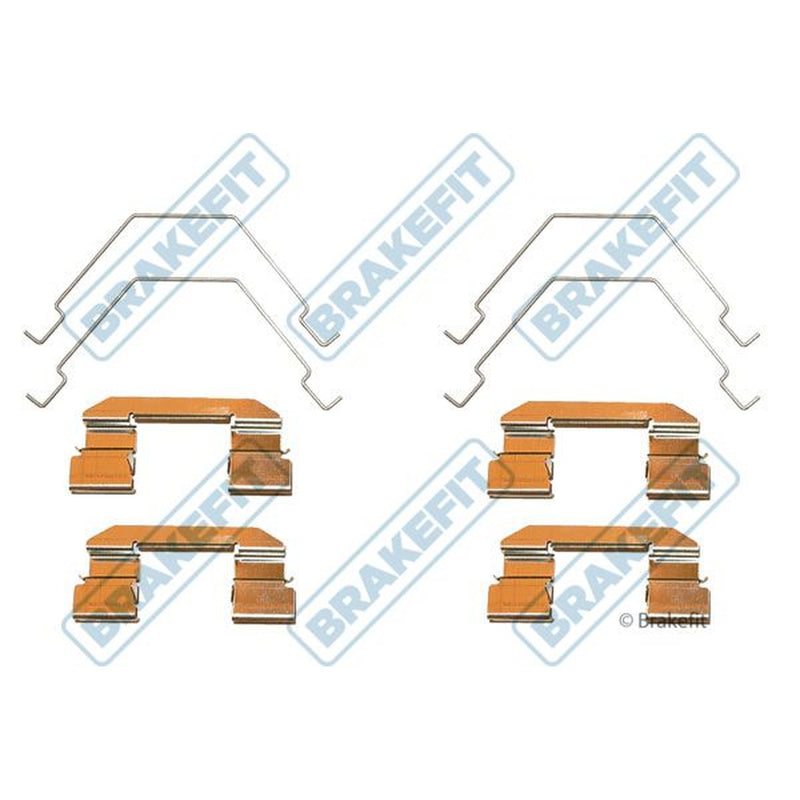 Apec Brake Pad Accessory Fitting Kit Front fits Mazda 323 F/P 2001-2004 2.0