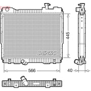 Denso Engine Radiator DRM23119