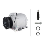 Hella Air Conditioning Compressor fits Saab 9-3 1998-2003 2.0 2.3
