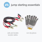 Ring RCT2 9 Piece Emergency Car Kit, with Universal Spare Bulb Kit, Booster Cabl Ring Automotive - Dynamic Drive