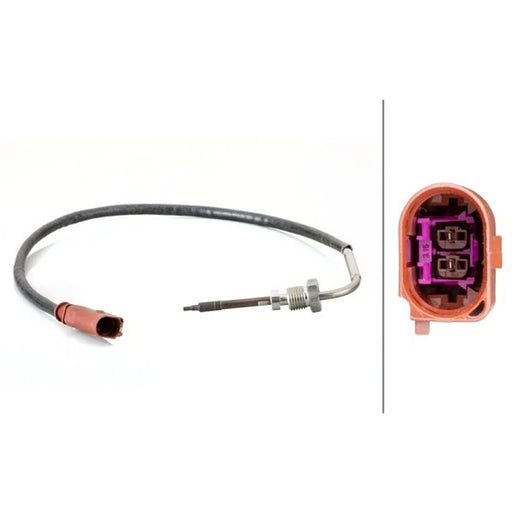Hella Exhaust Gas Temperature Sensor before soot particulate fil fits Seat Ibiza