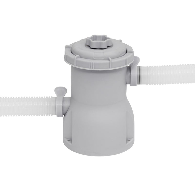Dellonda Steel Frame Round Swimming Pool & Filter Pump 12ft - Blue DL20 Dellonda - Dynamic Drive