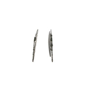 Bosch Front & Rear Super Plus Wiper Blade Set fits Renault Clio I 1996-1998 1.9