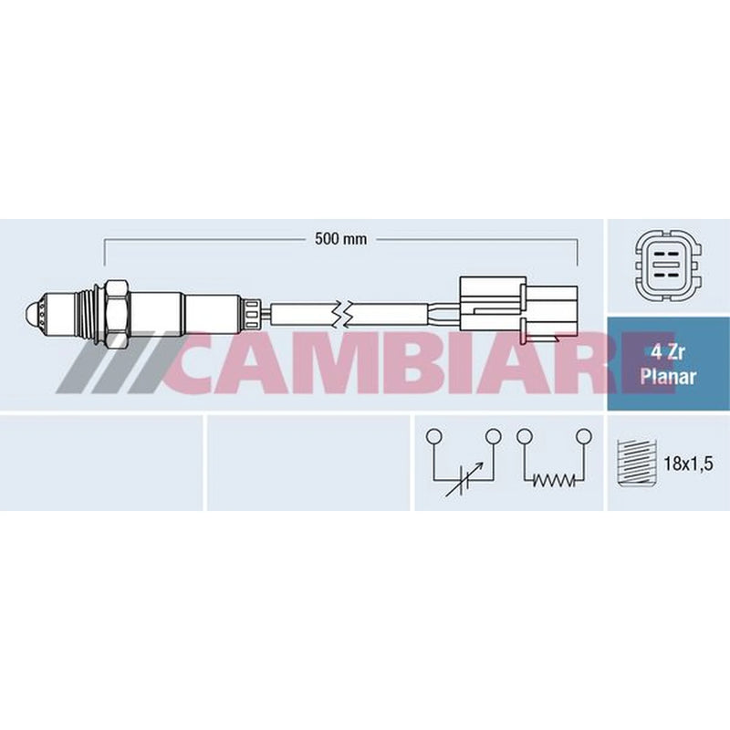 Cambiare O2 Lambda Oxygen Sensor before catalytic converter fits Hyundai I10 I