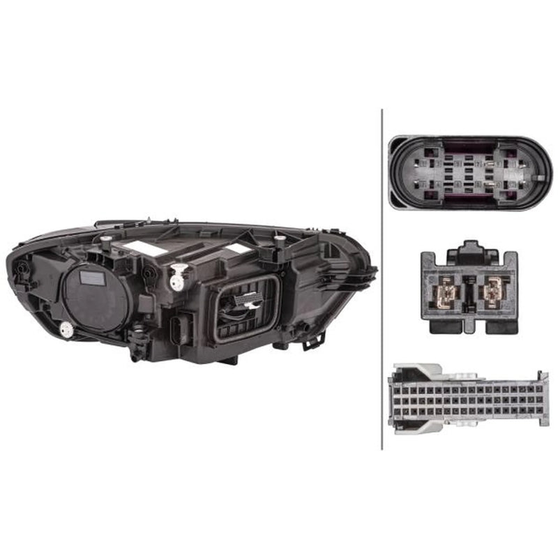 Hella Headlight Headlamp LED Left 1LX 015 086-331