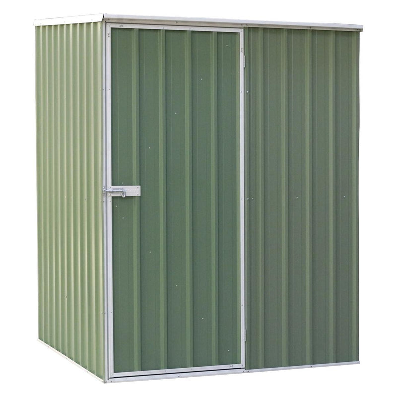 Dellonda Galvanised Steel Metal Garden Shed Green Dellonda - Dynamic Drive