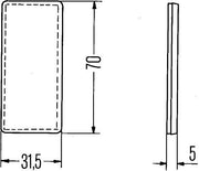 Hella 8RA 004 412-021 Reflector