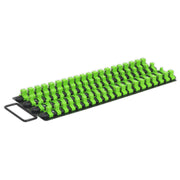 Sealey Premier Hi-Vis Green 1/4" 3/8" & 1/2" Square Drive Socket Rail Tray Sealey  - Dynamic Drive