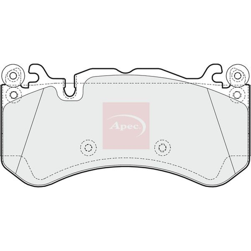 Apec Front Brake Pad Set fits Mercedes-Benz AMG GT 2014-2021