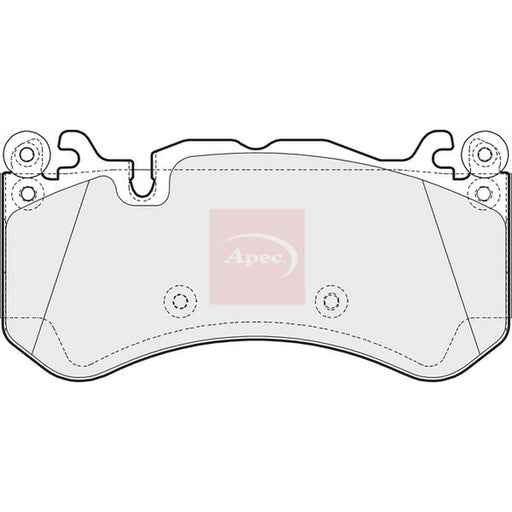 Apec Front Brake Pad Set fits Mercedes-Benz AMG GT 2014-2021
