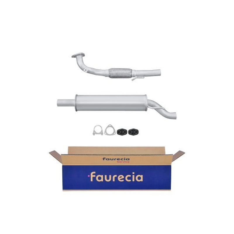 Hella Front Silencer Front fits Skoda Fabia I 2001-2008 1.2