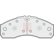 Apec Front Brake Pad Set fits Nissan NT400 Cabstar 2014 on
