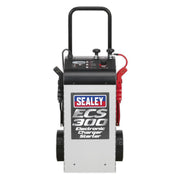 Sealey Electronic Charger Maintainer/Starter 45/300A 12/24V ECS300 Sealey - Dynamic Drive