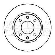Key Parts 2 x Solid Front Brake Discs KBD4838-x2