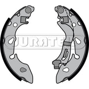 Juratek Brake Shoe Set Axle Kit Rear fits Fiat 500 2007 on 1.2 1.3