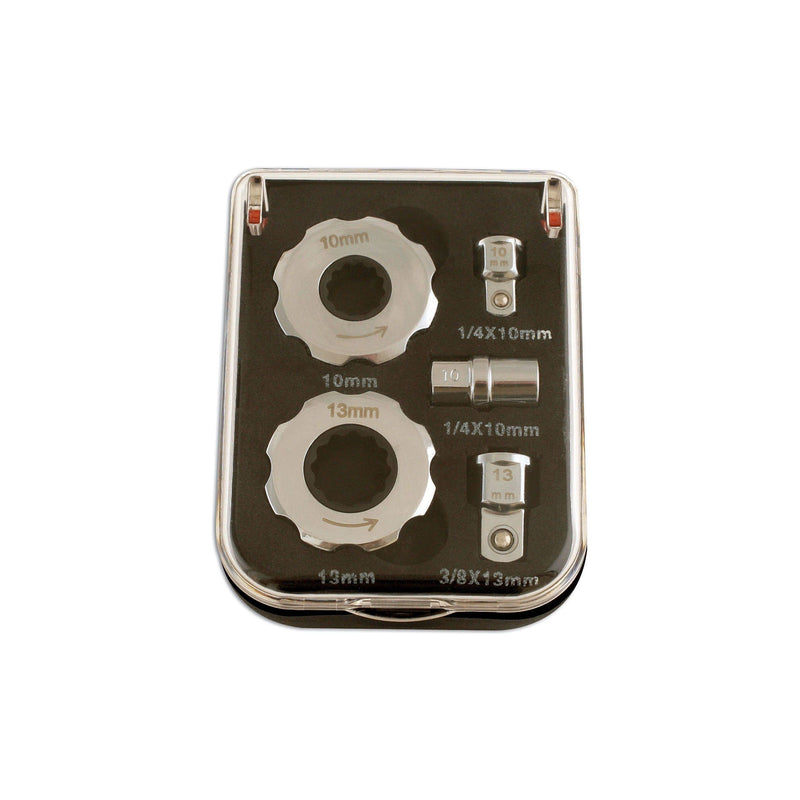 Laser Finger Ratchet Set 1/4"D, 3/8"D 5pc 5433 Laser - Dynamic Drive