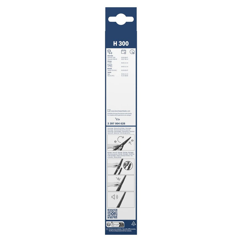 Bosch Conventional Wiper Blade 300mm — H300 fits Chevrolet Silverado 1500