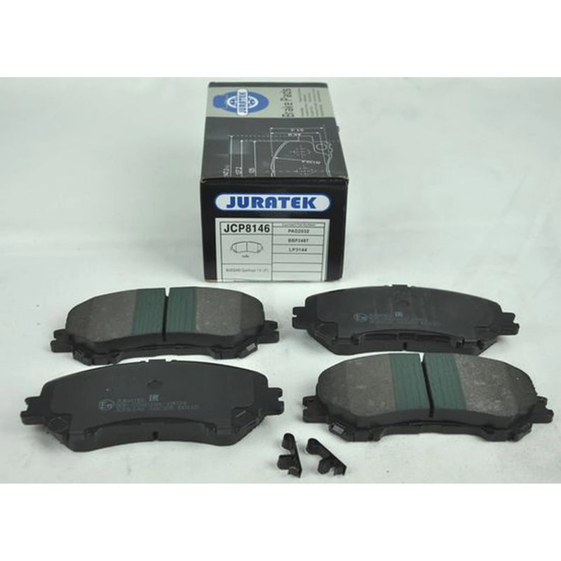 Juratek Front Brake Pad Set fits Nissan Qashqai II 2013-2015 1.2 1.5 1.6 2.0