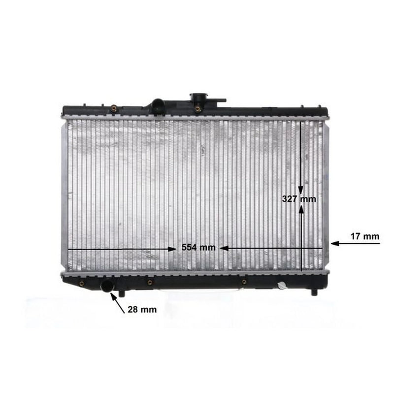 Mahle Engine Radiator fits Toyota Starlet 1989-1999 1.0 1.3
